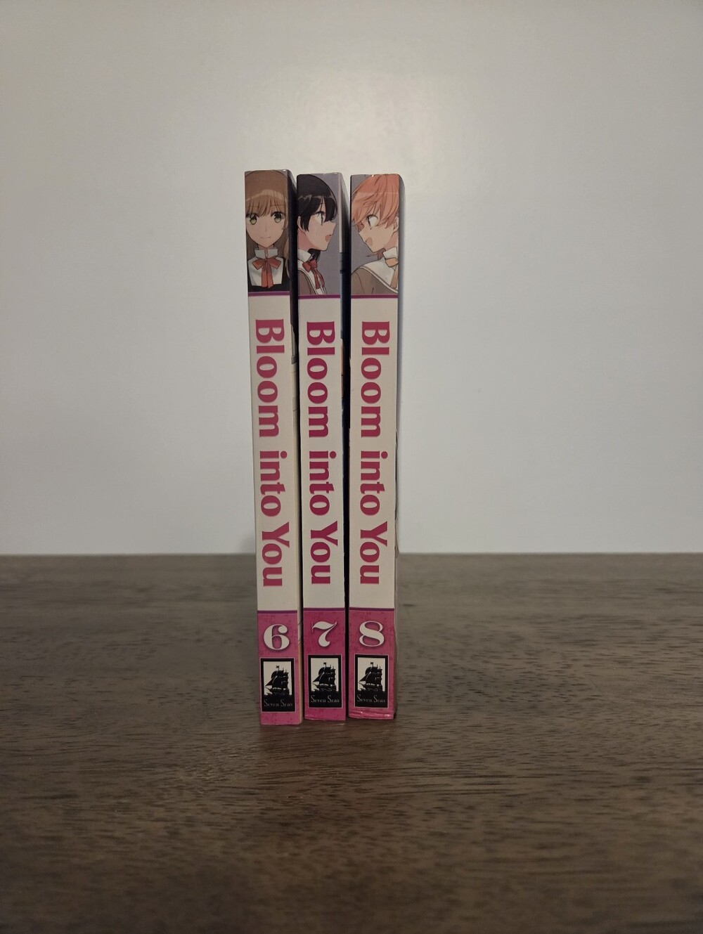 Bloom Into You Volumes 6-8 Set - Pink Spine Manga Collection